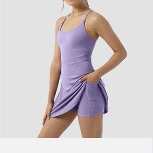 Halara Women's Wanderlust Lilac In My Feels Everyday Wannabe Dress NWT small